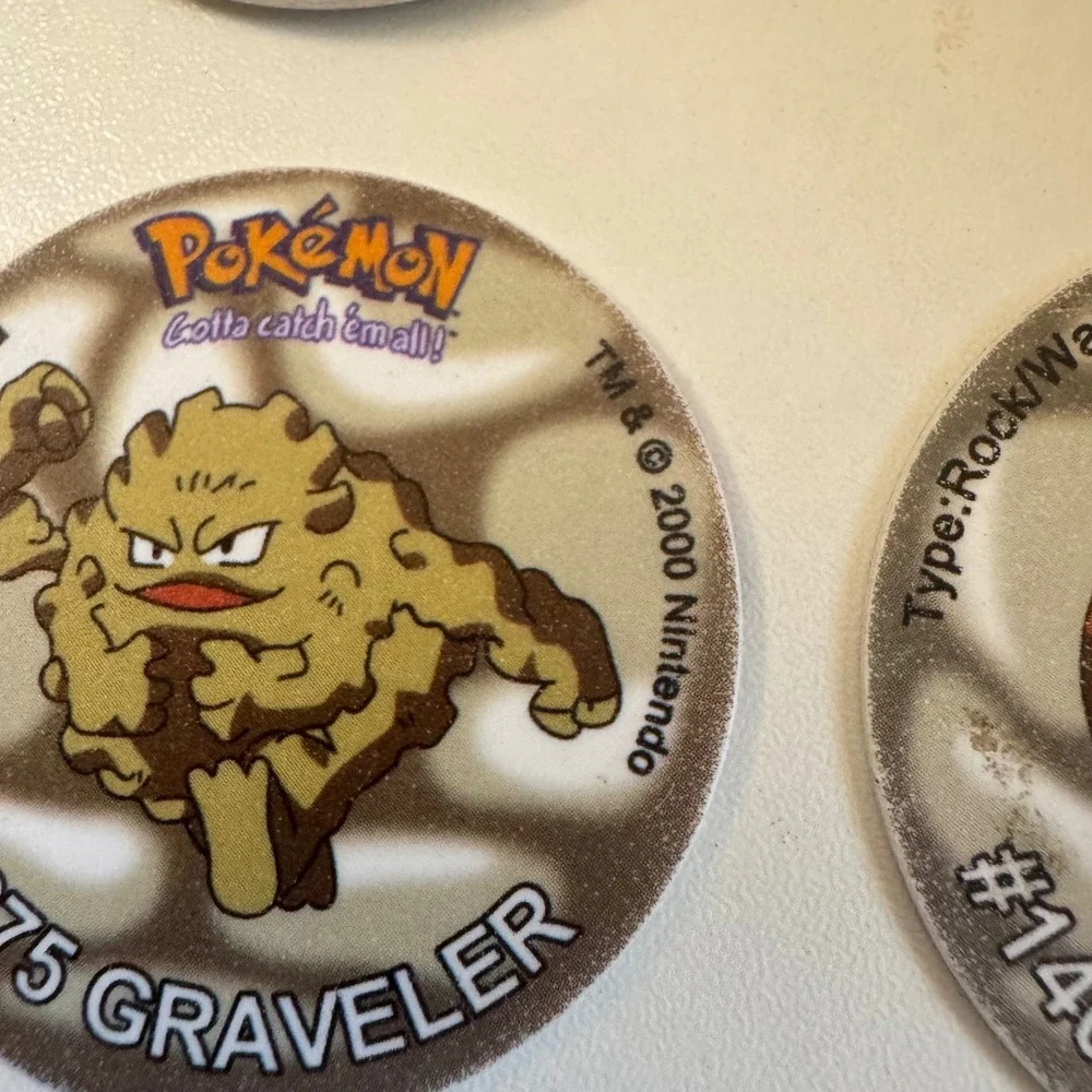 29pc Vintage 2000 Pokemon Tazo Lays Cheetos Collection Pogs Bulbasaur Nidoking